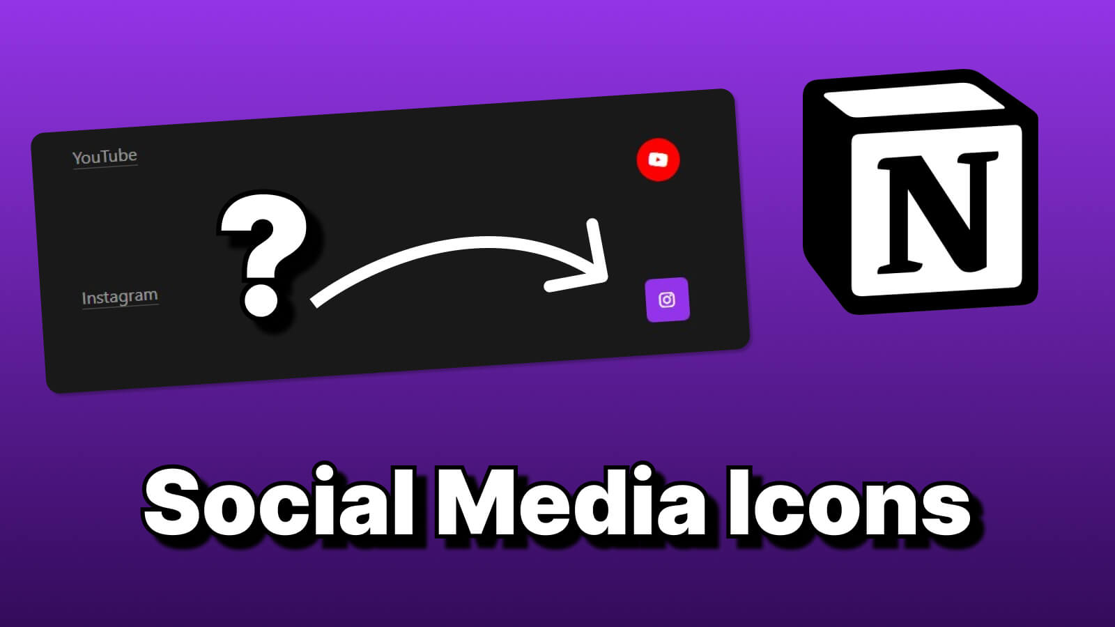 How to Add Social Media Icons to Notion Page?